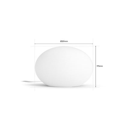 Philips Hue FLOURISH Lampă de masă LED RGB dimabilă White And Color Ambiance 1xE27/8,1W/230V 1000-20000K