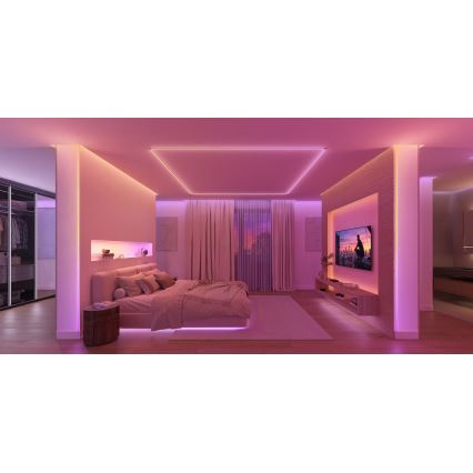 Philips - Hue FLUX bandă LED RGBW dimabilă 10 m, LED/20W/230V, 2200-6500K
