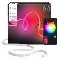 Philips Hue FLUX Bandă LED RGBW reglabilă pentru exterior 10m LED/30W/230V 2200-6500K IP67