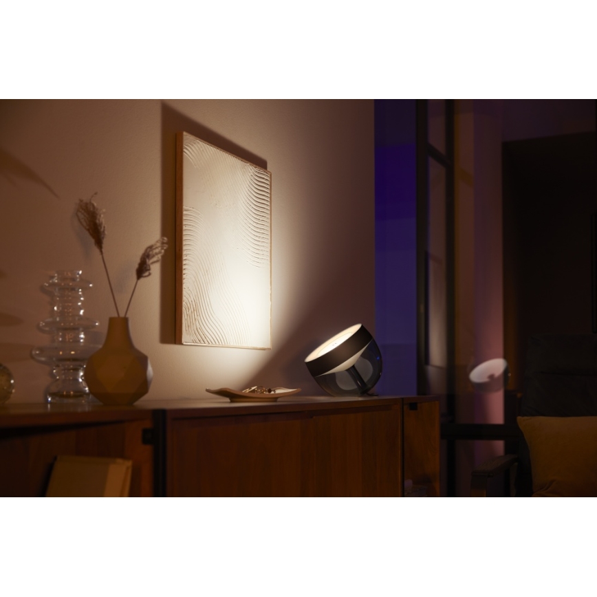 Philips - Lampă de birou LED RGB reglabilă Hue IRIS LED/8,2W/230V 2000-6500K negru