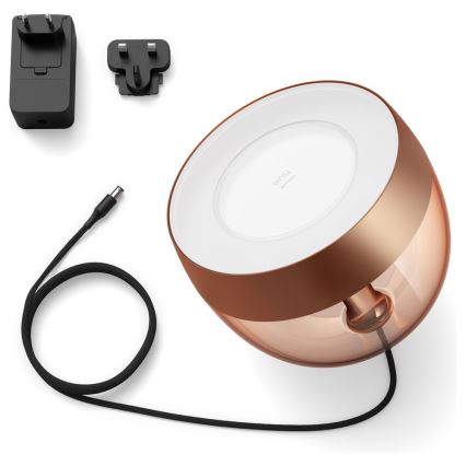 Philips - Lampă de birou LED RGB reglabilă Hue IRIS LED/8,2W/230V 2000-6500K cu finisaj cupru