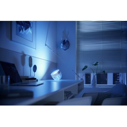 Philips - Lampă de birou LED RGB reglabilă Hue IRIS LED/8,2W/230V 2000-6500K argintiu