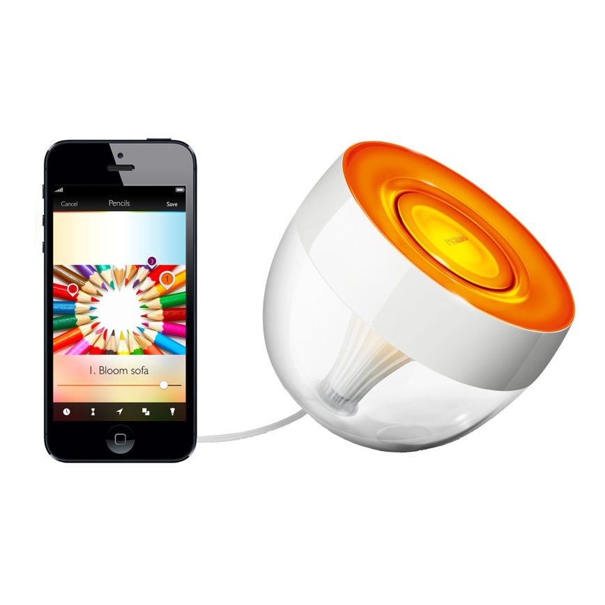 Philips - Lampă de birou LED RGB reglabilă Hue IRIS LED/8,2W/230V 2000-6500K albă