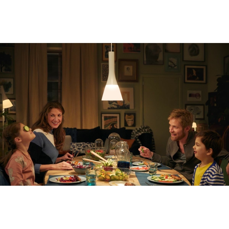 Philips - Candelabru LED reglabil pe cablu Hue EXPLORE 1xE27/6W/230V 2200-6500K + telecomandă