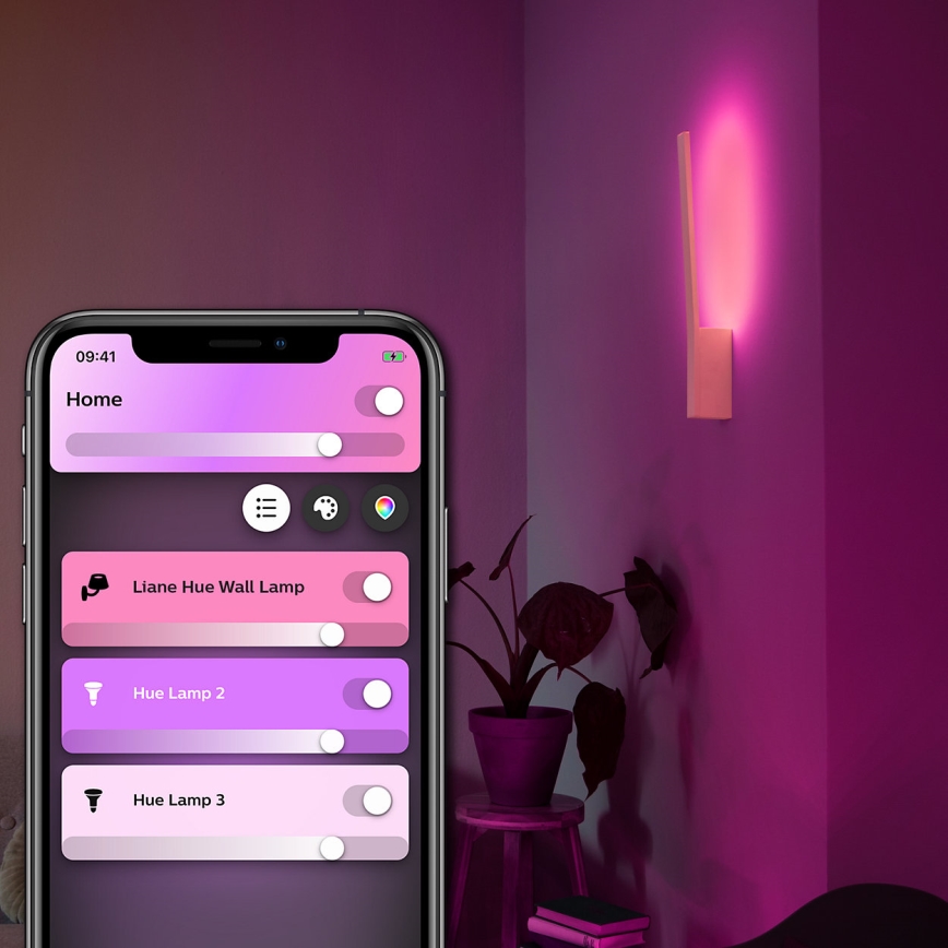Philips 40902/31/P9 - LED Aplică perete HUE LIANE 1xLED/12W/230V