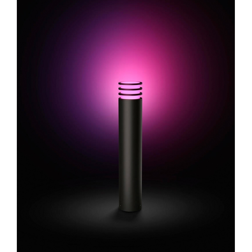Philips Hue LUCCA - Lampă LED RGB reglabilă pentru exterior 1xE27/8,1W/230V 77 cm 1000-20000K IP44