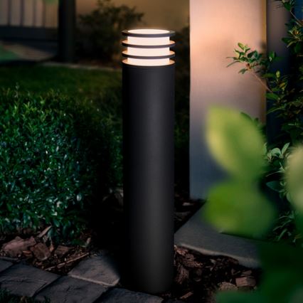 Philips Hue LUCCA - Lampă LED RGB reglabilă pentru exterior 1xE27/8,1W/230V 77 cm 1000-20000K IP44