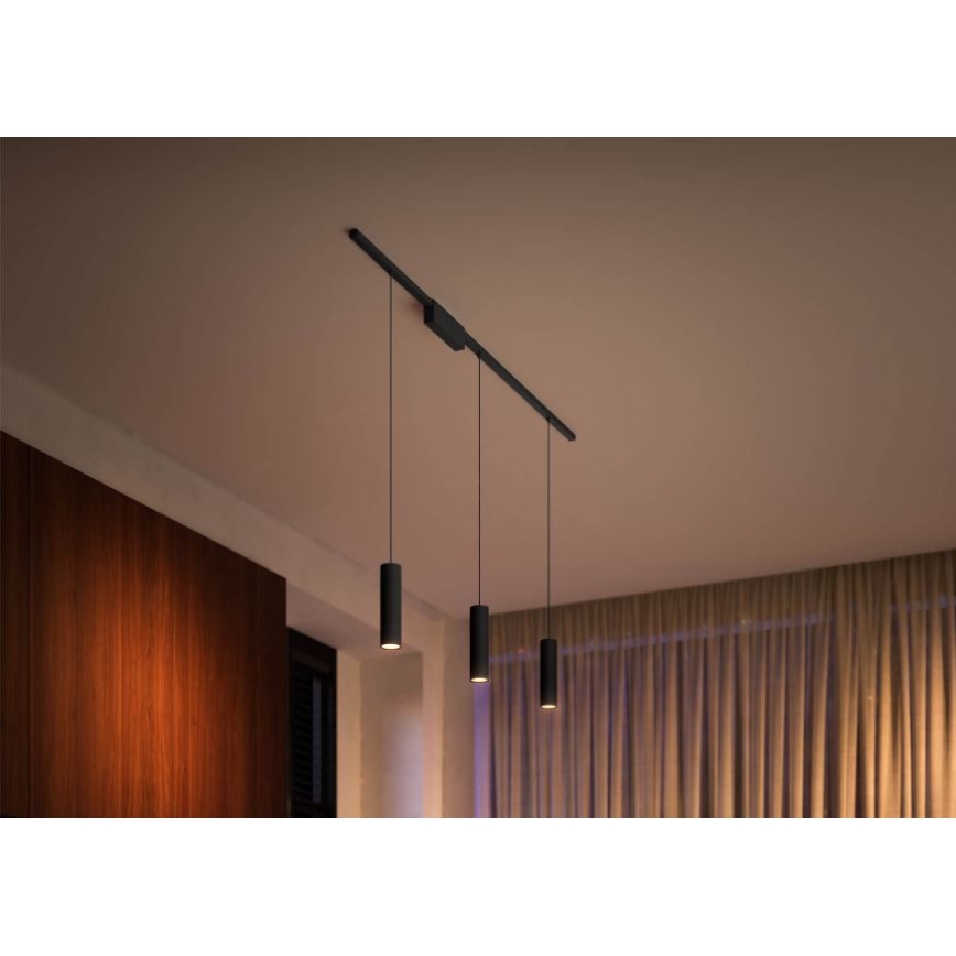 Philips - Candelabru LED RGB reglabil pe cablu pentru sistemul de șine Hue PERIFO LED RGB/5,2W/24V 2000-6500K