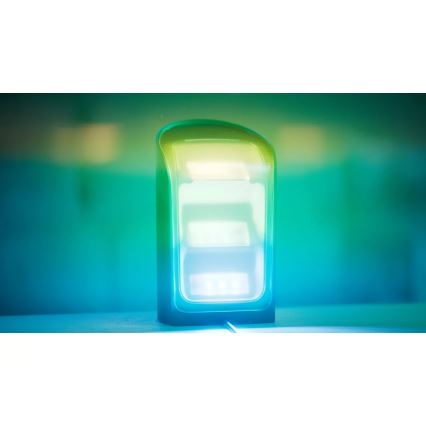 Philips Hue PLAY Wall Washer - Set de 2 proiectoare LED RGBW, dimabile, 20W/230V, 2000–6500K, negru