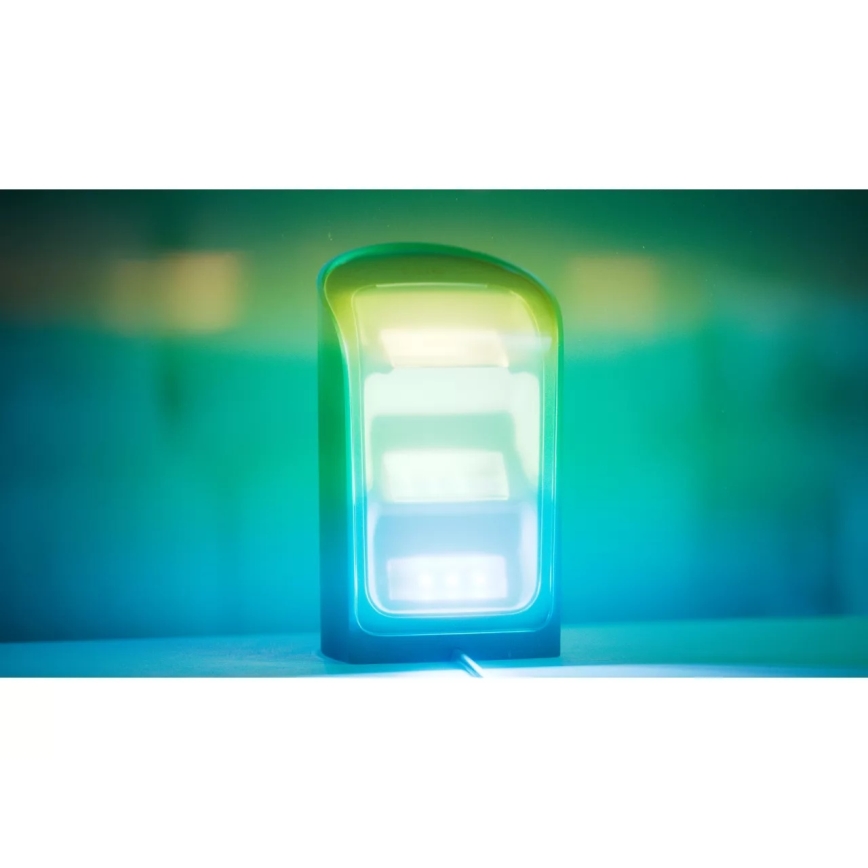 Philips Hue PLAY Wall Washer - Set de 2 proiectoare LED RGBW, dimabile, 20W/230V, 2000–6500K, negru