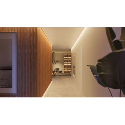 Philips - Hue White and Color Ambiance, bandă LED RGBW dimerizabilă, 10 m, 20 W, 230 V, 2000–6500 K