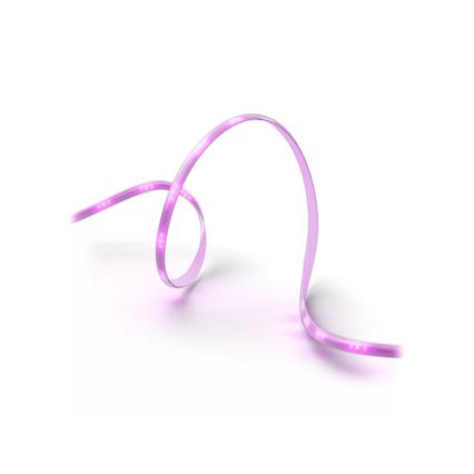 Philips - Hue White and Color Ambiance, bandă LED RGBW dimerizabilă, 10 m, 20 W, 230 V, 2000–6500 K