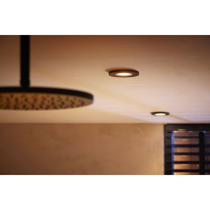 Philips - Lampă LED RGBW reglabilă pentru baie, încastrabilă Hue XAMENTO GU10/5,7W/230V IP44 2200-6500K