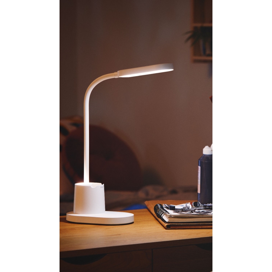 Philips - Lampă de birou LED cu touch reglabilă BUCKET LED/7W/5V 1800 mAh 3000/4000/5700K CRI 90