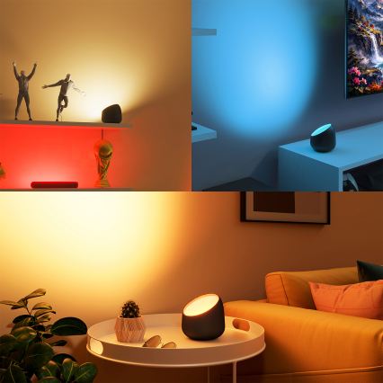 Philips - Lampă de masă SMART LED dimabilă RGB+TW, 9W/230V, 2200-6500K, Wi-Fi