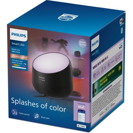 Philips - Lampă de masă SMART LED dimabilă RGB+TW, 9W/230V, 2200-6500K, Wi-Fi