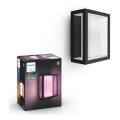 Philips - Lampă de perete LED RGBW reglabilă pentru exterior Hue IMPRESS 2xLED/8W/230V IP44