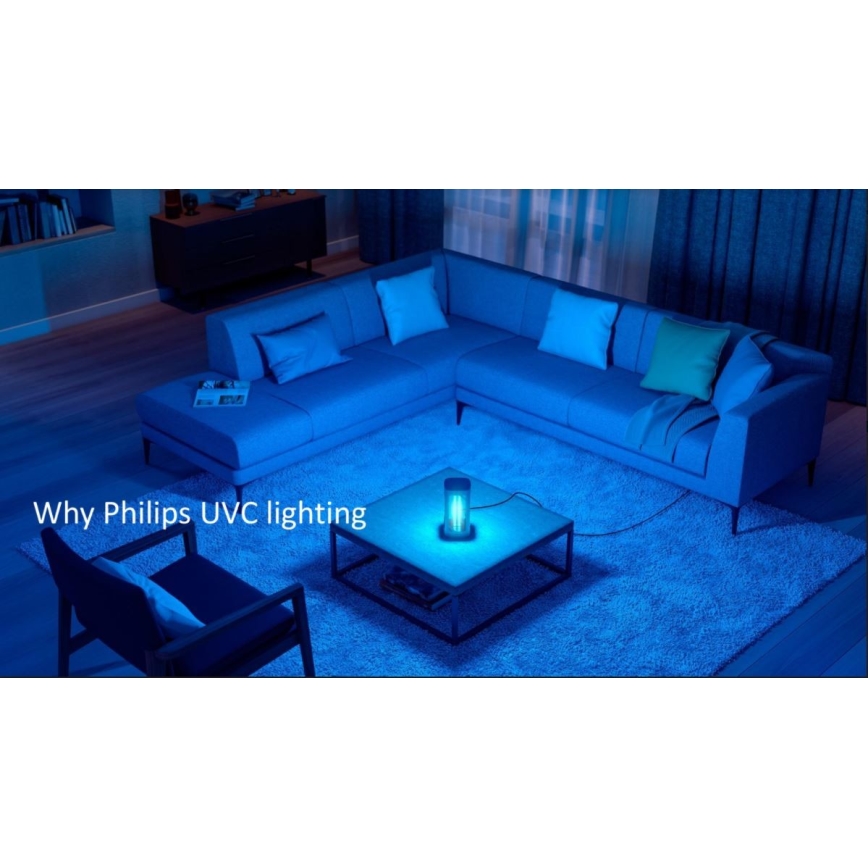 Philips - Lampă germicidă dezinfectantă cu senzor UV-C/24W/230V