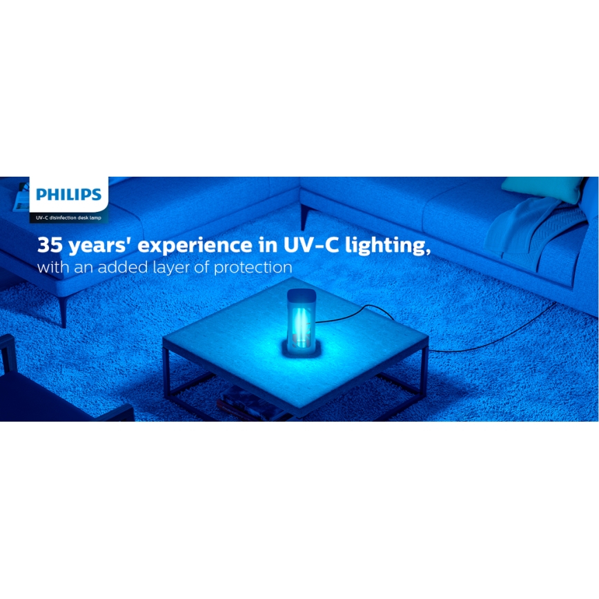 Philips - Lampă germicidă dezinfectantă cu senzor UV-C/24W/230V
