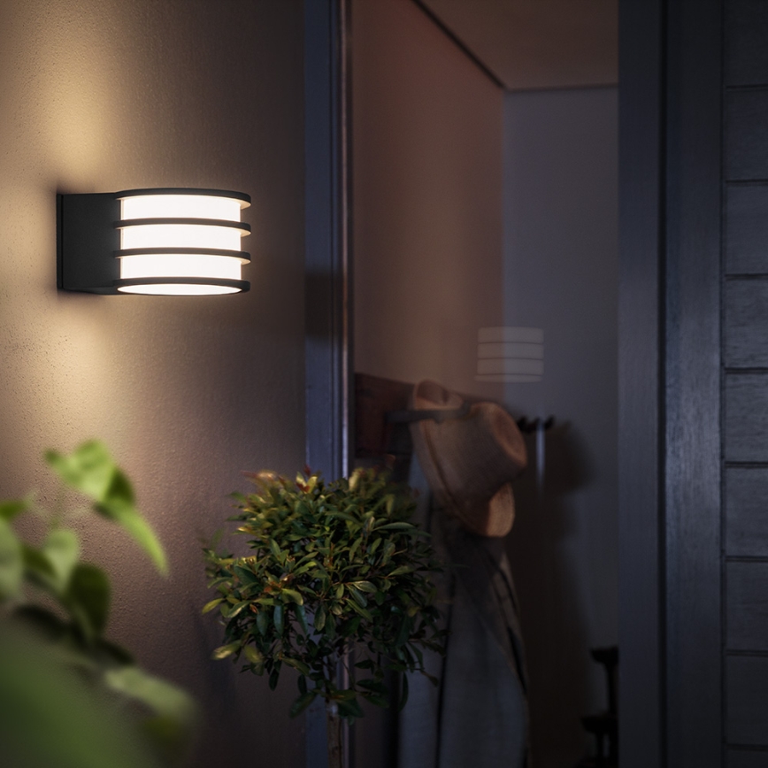 Philips - Aplică LED RGB dimmabilă de exterior Hue LUCCA 1xE27/8,1W/230V 1000-20000K IP44