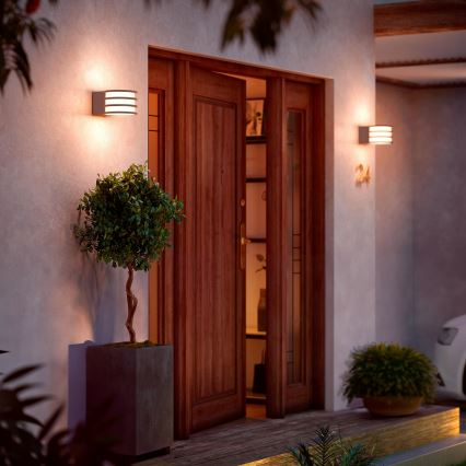 Philips - Aplică LED RGB dimmabilă de exterior Hue LUCCA 1xE27/8,1W/230V 1000-20000K IP44