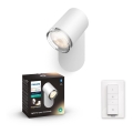 Philips - Lampă LED dimabilă pentru baie Hue ADORE 1xGU10/5W/230V IP44 + telecomandă