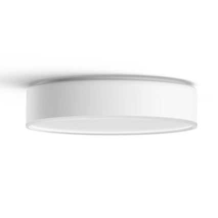 Philips Hue - plafonieră LED dimabilă, 9,6 W/230 V, 2200–6500 K, Ø 261 mm, albă + telecomandă