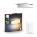 Philips - Lampă LED reglabilă pentru baie Hue DEVERE LED/33,5W/230V IP44 diametru 425 mm 2200-6500K + telecomandă