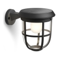 Philips - Lampă solară de perete cu LED, senzor de mișcare și crepuscul RADII LED/1,3W/3,7V 2000 mAh 3000K IP44