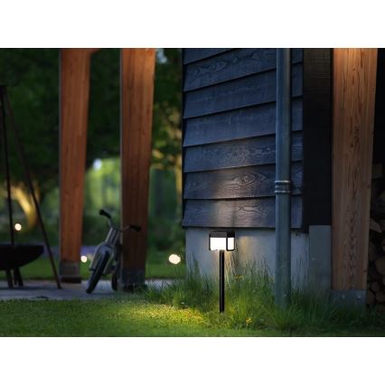 Philips - Lampă solară LED cu senzor de mișcare și crepuscul EZRA LED/1,8W/3,7V 2600 mAh 3000K IP44