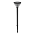 Philips - Lampă solară LED cu senzor KYNA, 3,8 W, 3,7 V, 800 mAh, 2700 K, IP44, negru