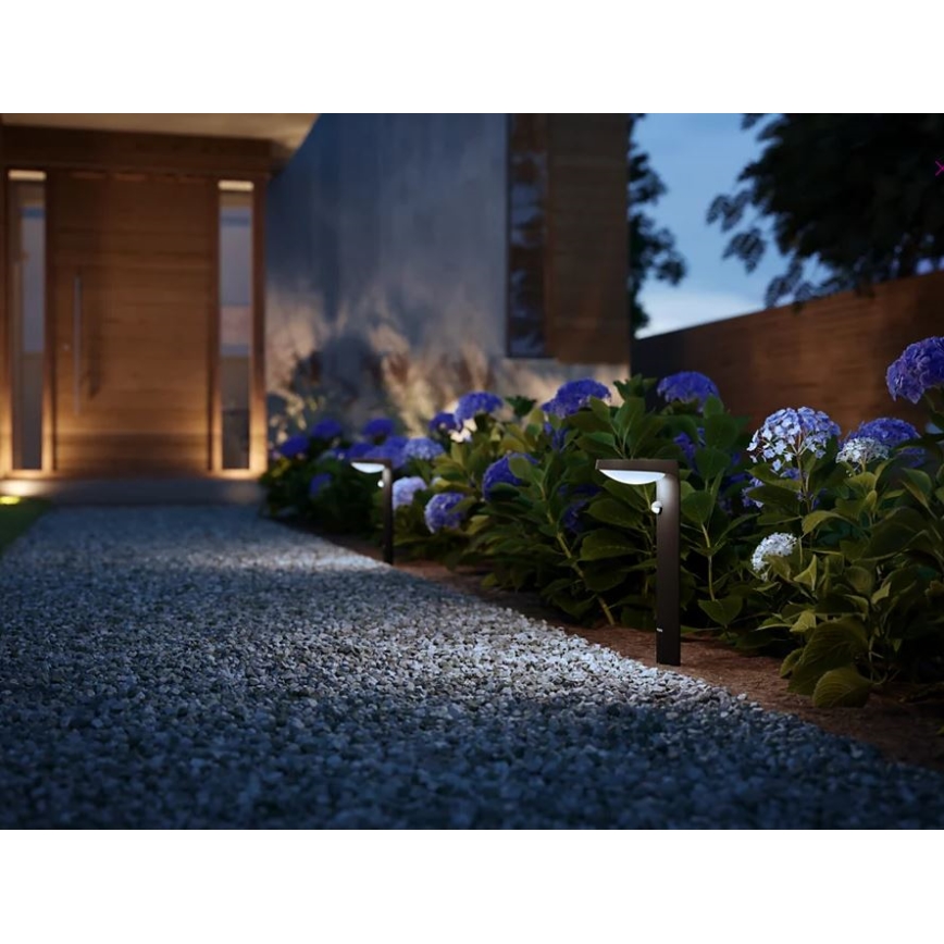 Philips - Lampă solară LED cu senzor de mișcare și crepuscul LED/1,2W/4V 1800 mAh 4000K IP44