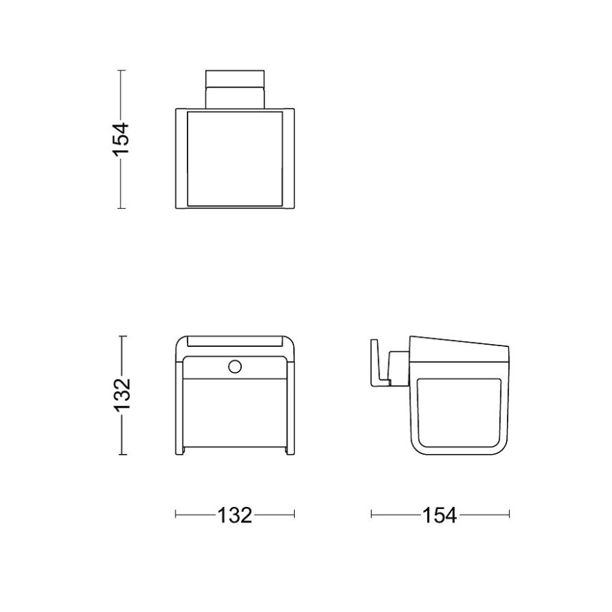 Philips - Lampă solară de perete cu LED, senzor de mișcare și crepuscul EZRA LED/1,8W/3,7V 2600 mAh 3000K IP44