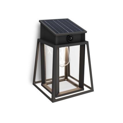 Philips - Lampă solară de perete cu LED, senzor de mișcare și crepuscul LYSIN LED/3,2W/3,7V 2600 mAh 4000K IP44