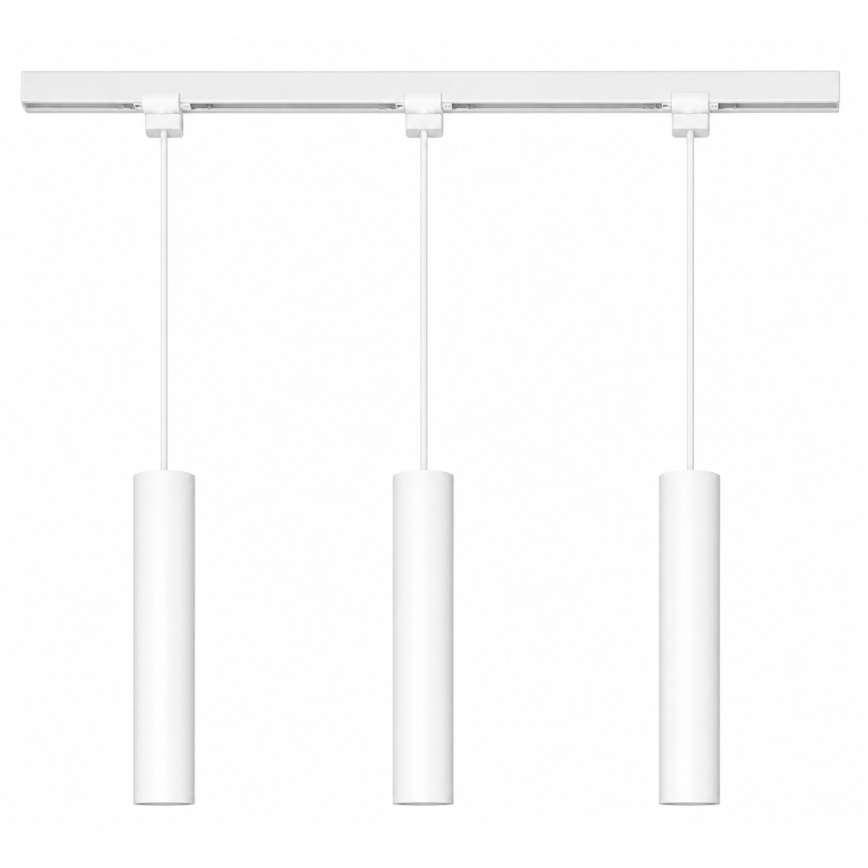 Philips - Lampă suspendată LED RGBW dimabilă pe cablu pentru sistem de șină EASYLINK HUE, 3xGU10/4,7W/230V, 2200–6500K, 1 m, alb + Hue Bridge
