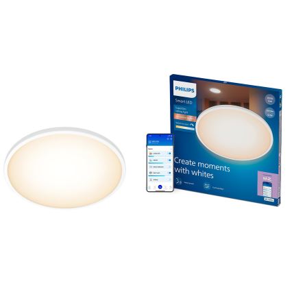 Philips - Plafonieră LED reglabilă SUPERSLIM LED/32W/230V 2700-6500K Wi-Fi