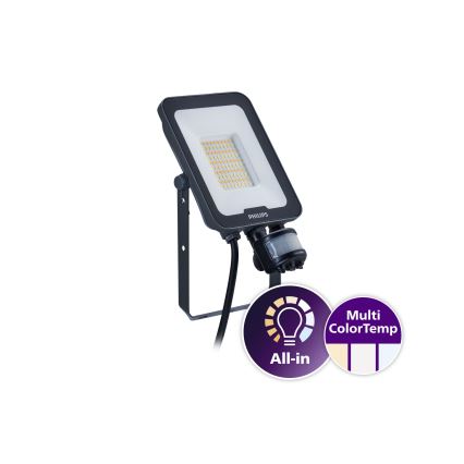 Philips - Proiector LED cu senzor de mișcare și de amurg LEDINAIRE ALL-IN LED/30W/230V 3000/4000/6500K IP65