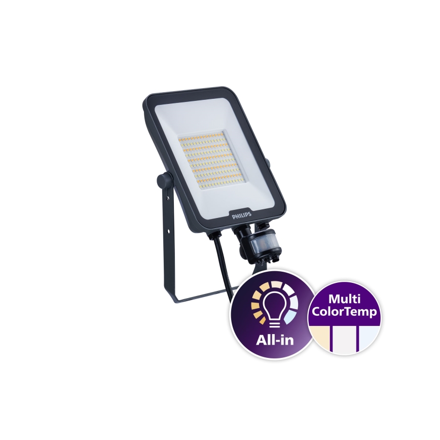 Philips - Proiector LED cu senzor de mișcare și de amurg LEDINAIRE ALL-IN LED/50W/230V 3000/4000/6500K IP65