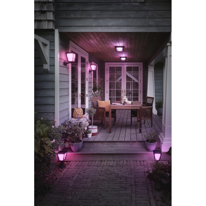 Philips 17440/30/P7 - LED RGB Aplică perete exterior HUE ECONIC LED/15W/230V IP44