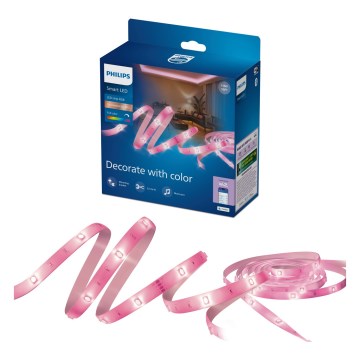Philips -LED RGB bandă reglabilă SMART STRIP 15m LED/20W/230V 2200-6500K Wi-Fi