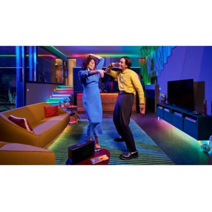 Philips -LED RGB bandă reglabilă SMART STRIP 15m LED/20W/230V 2200-6500K Wi-Fi