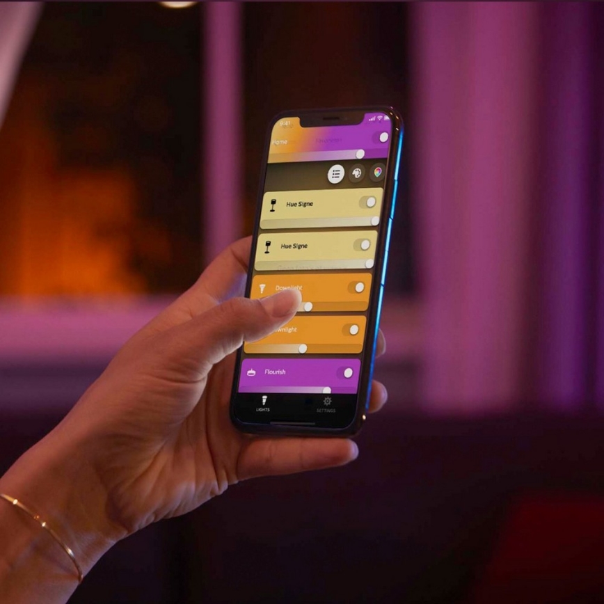 Philips - LED RGB Lampă de masă dimmabilă Hue BLOOM 1xLED/7,1W/230V