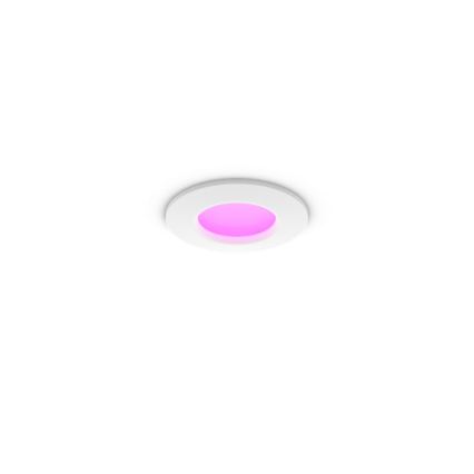 Philips - Spot LED RGBW dimerizabil încastrat pentru baie Hue SLIM LED/8,3W/230V 1000-20000K alb IP44