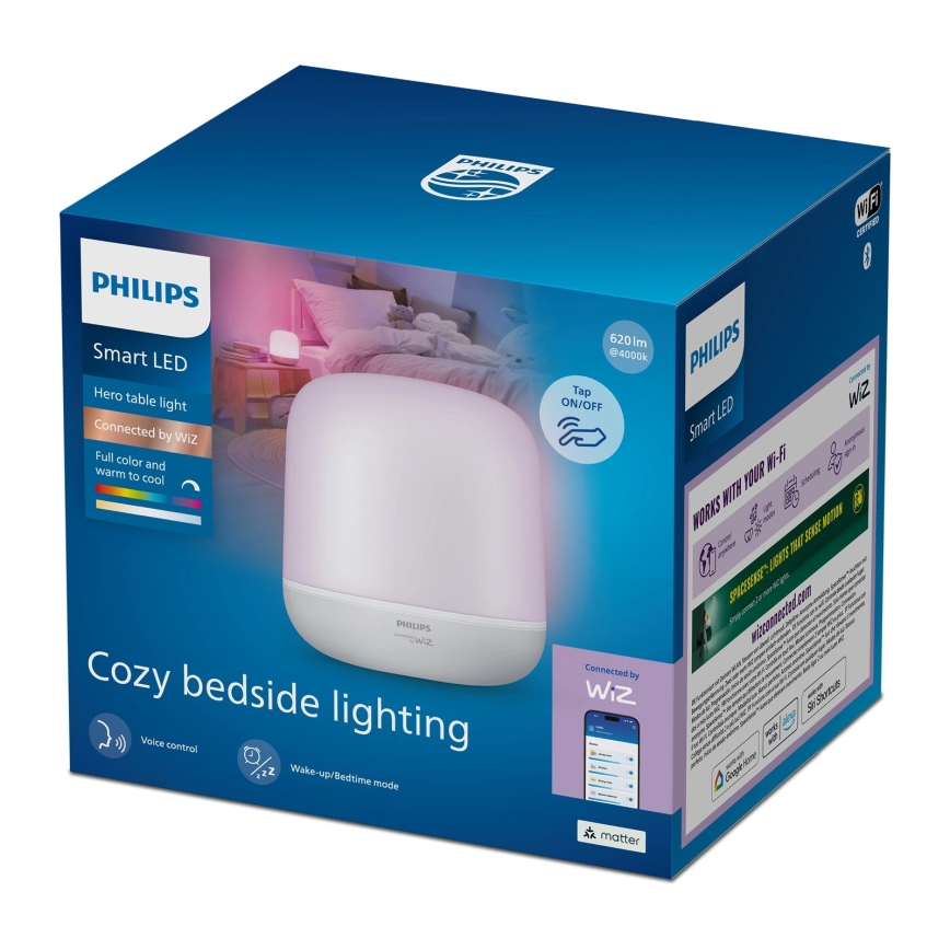 Philips - Lampă de masă tactilă LED RGBW reglabilă inteligentă LED/9W/230V 2200-6500K Wi-Fi