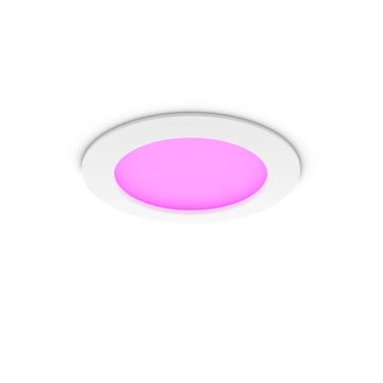 Philips - LED RGBW dimabil corp de iluminat încastrat pentru baie Hue SLIM LED/12W/230V 1000-20000K alb IP44