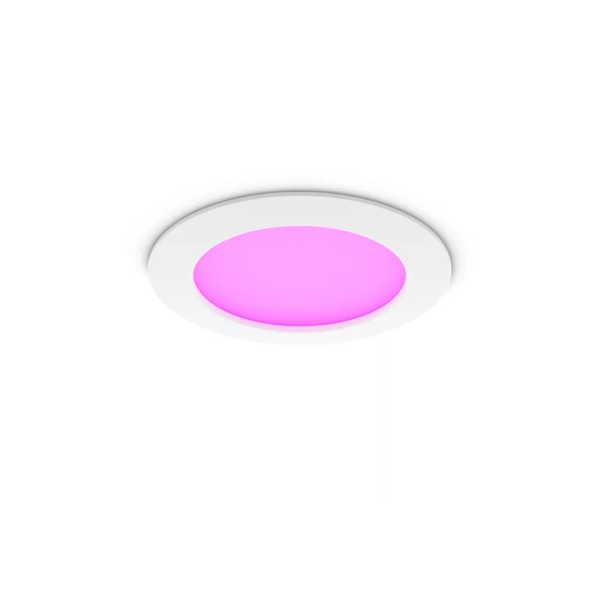 Philips - LED RGBW dimabil corp de iluminat încastrat pentru baie Hue SLIM LED/12W/230V 1000-20000K alb IP44