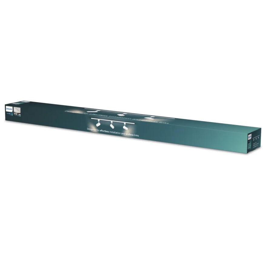 Philips - Spot LED RGBW reglabil pentru șină EASYLINK HUE 3xGU10/4,7W/230V 2200-6500K 1m alb