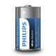 Philips LR20E2B/10 - 2 buc Baterie alcalina D ULTRA ALKALINE 1,5V