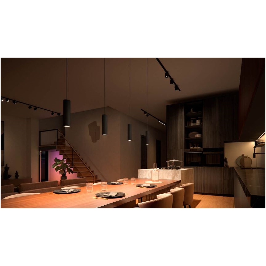 Philips - Lampă suspendată LED RGB reglabilă pe cablu pentru sistemul cu șină Hue PERIFO LED RGB/5,2W/24V 2000-6500K