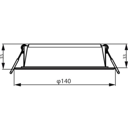 Philips - Plafonieră LED MESON LED/12,5W/230V 4000K